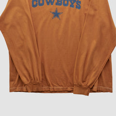 Dallas Cowboys 2000s Long Sleeve T-shirt - Orange Vintage - Fanatics
