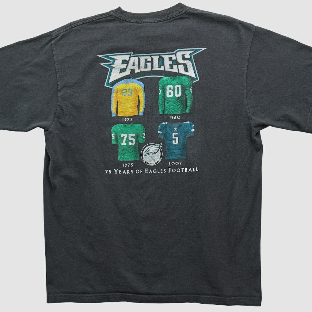 Philadelphia Eagles Realtree 2007 T-shirt - Charcoal Vintage - Fanatics