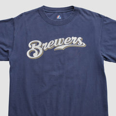 Milwaukee Brewers Majestic 2000s T-shirt Online