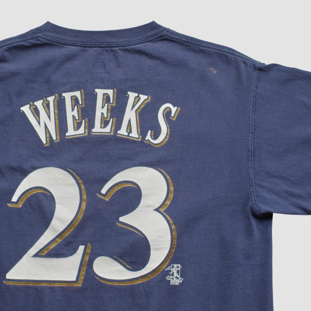 Milwaukee Brewers Majestic 2000s T-shirt Online