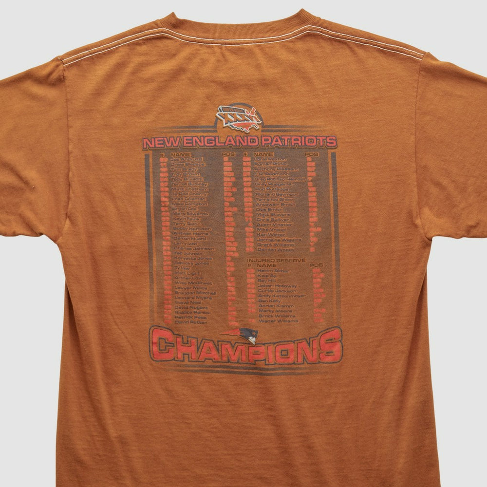 New England Patriots 2002 T-shirt - Orange Vintage - Fanatics