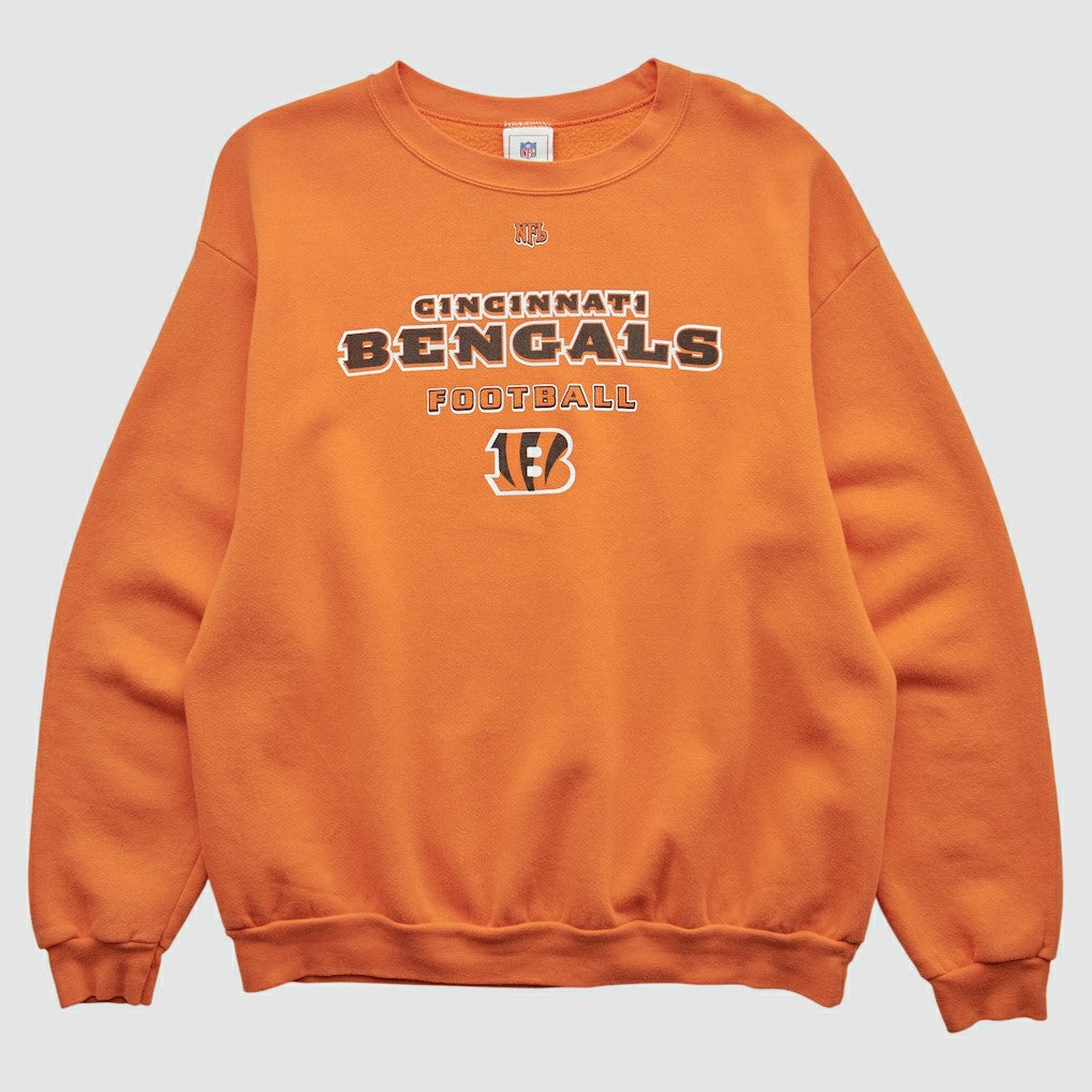 Cincinnati Bengals NFL 2000s Pullover Sweatshirt - Orange Vintage - Fanatics