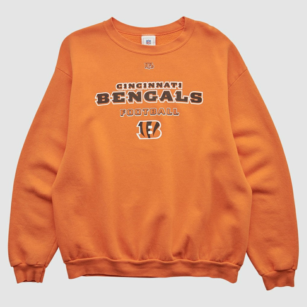 Cincinnati Bengals NFL 2000s Pullover Sweatshirt - Orange Vintage - Fanatics