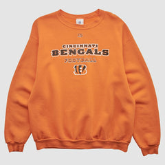 Cincinnati Bengals NFL 2000s Pullover Sweatshirt - Orange Vintage - Fanatics