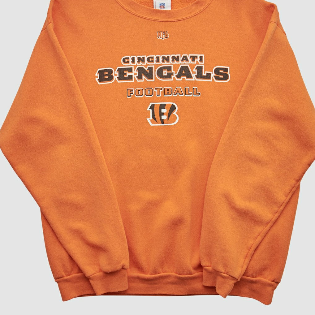 Cincinnati Bengals NFL 2000s Pullover Sweatshirt - Orange Vintage - Fanatics