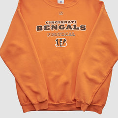 Cincinnati Bengals NFL 2000s Pullover Sweatshirt - Orange Vintage - Fanatics