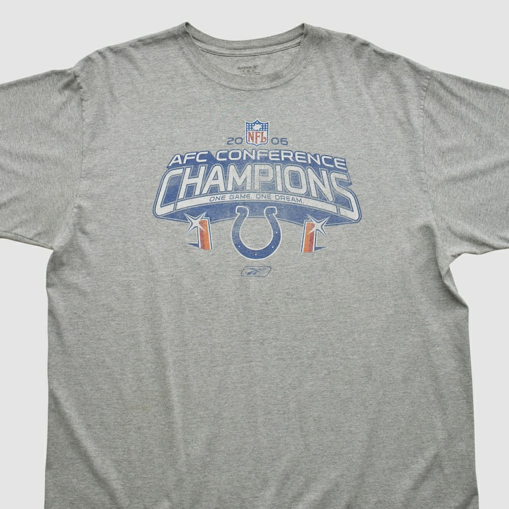 Indianapolis Colts Reebok 2006 T-shirt - Heather Gray Vintage - Fanatics