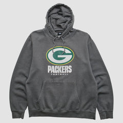 Green Bay Packers NFL 2010s Hooded Pullover Sweatshirt - Charcoal Vintage - Fanatics