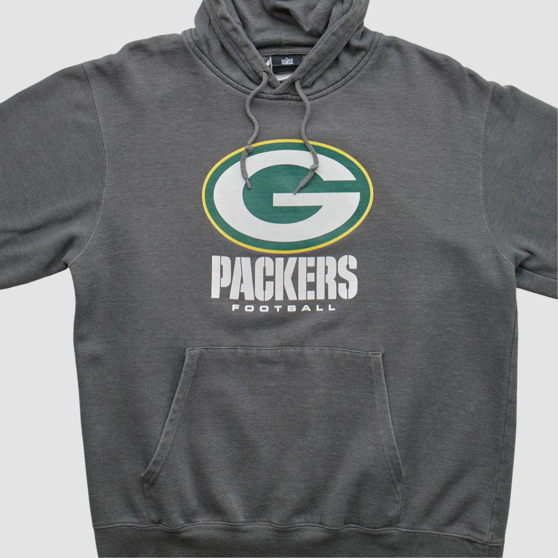 Green Bay Packers NFL 2010s Hooded Pullover Sweatshirt - Charcoal Vintage - Fanatics