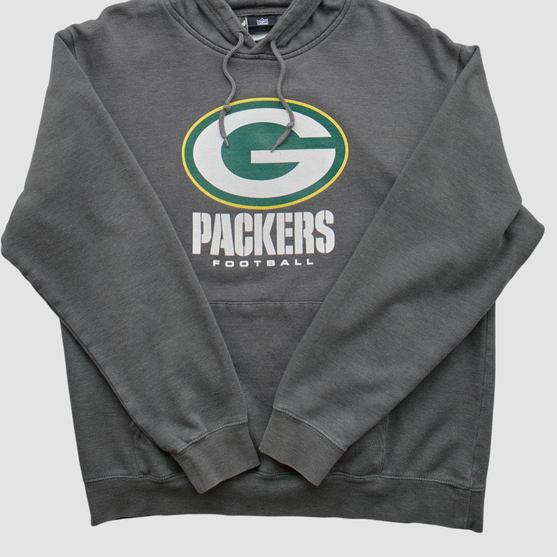 Green Bay Packers NFL 2010s Hooded Pullover Sweatshirt - Charcoal Vintage - Fanatics