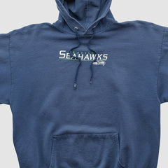 Seattle Seahawks NFL 2000s Hooded Pullover Sweatshirt - Navy Vintage - Fanatics