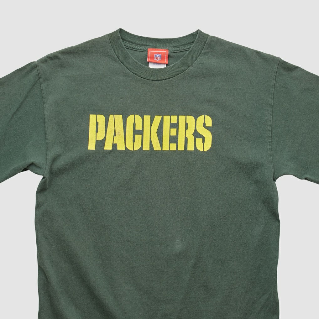 Green Bay Packers NFL 2000s Long Sleeve T-shirt - Green Vintage - Fanatics