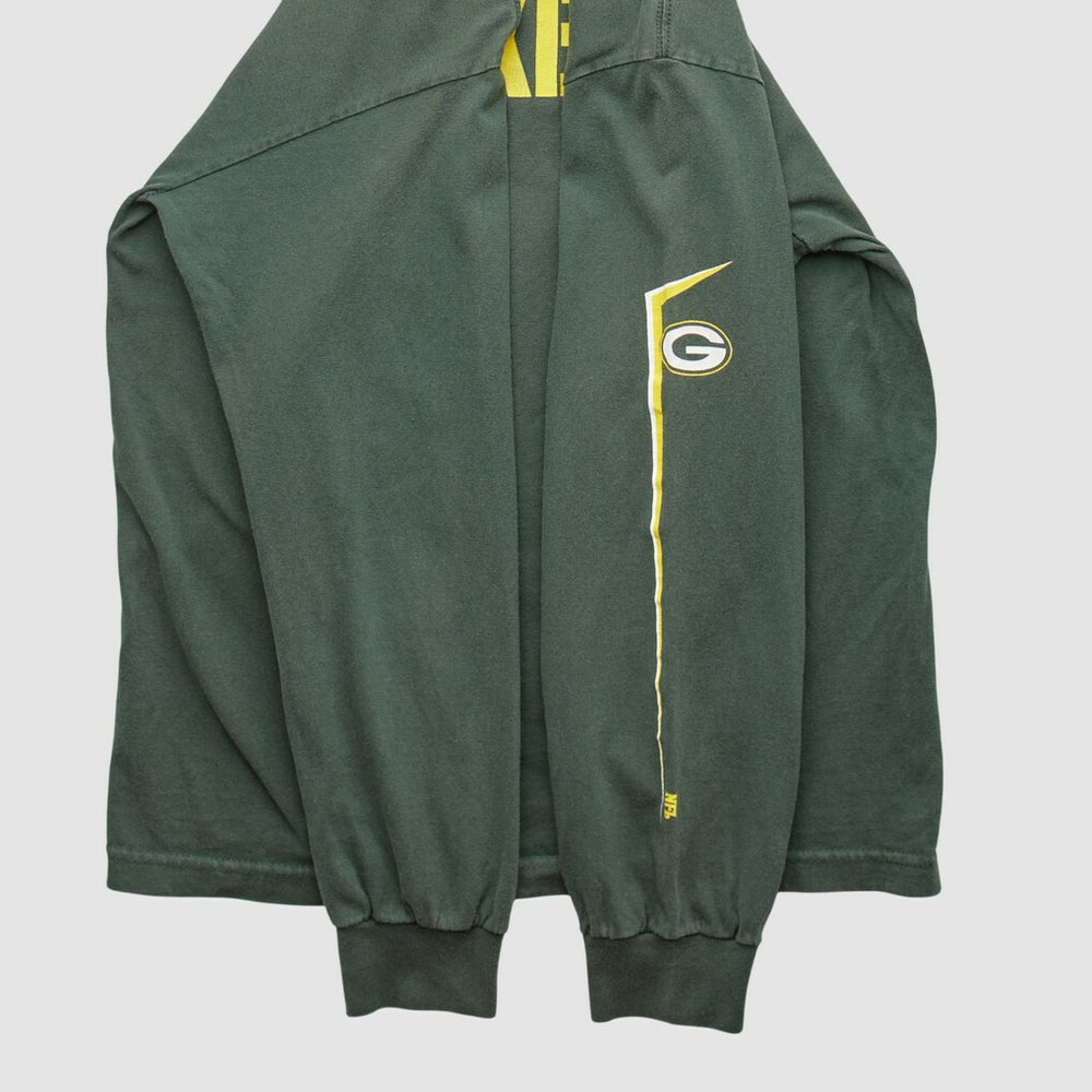 Green Bay Packers NFL 2000s Long Sleeve T-shirt - Green Vintage - Fanatics