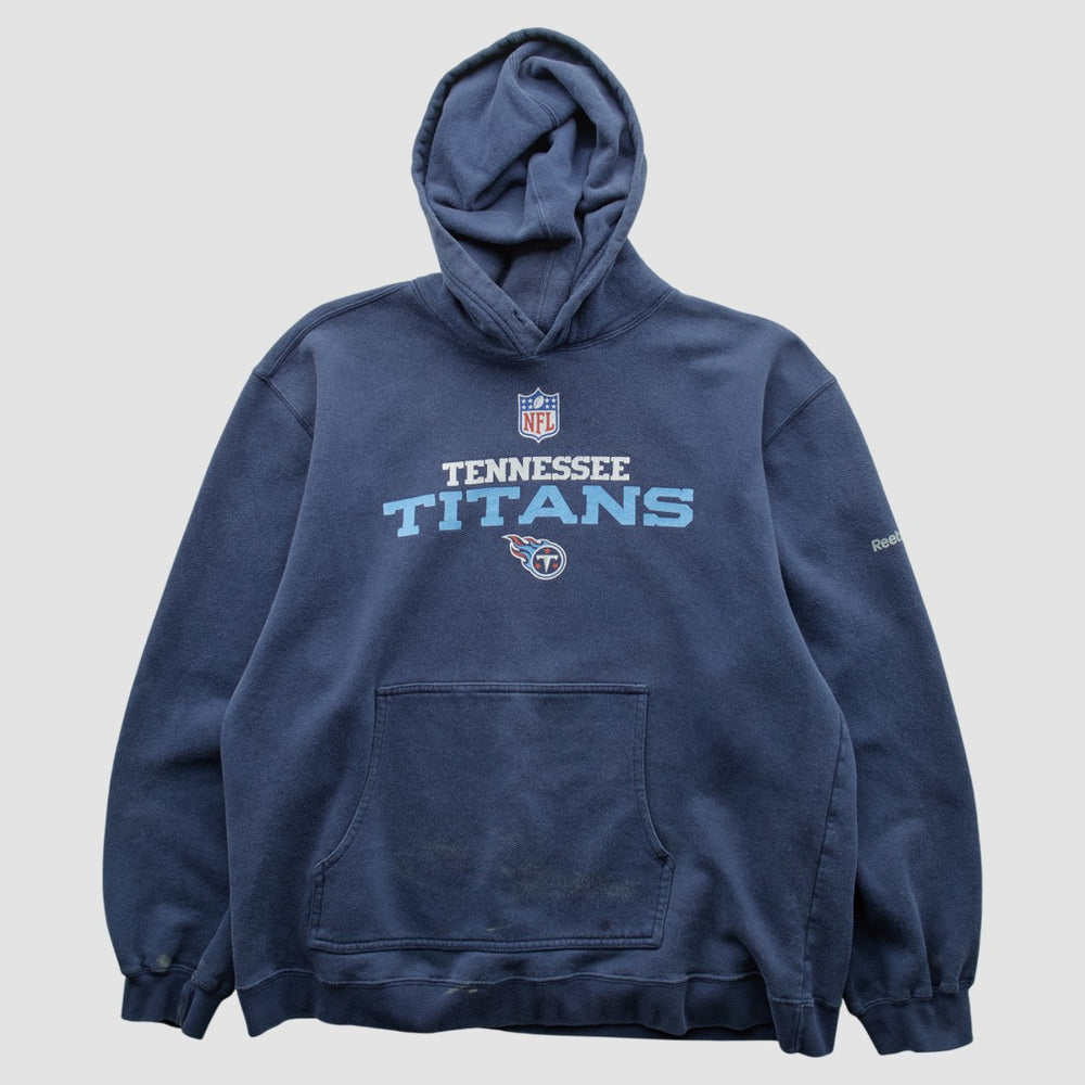Tennessee Titans Reebok 2000s Hooded Pullover Sweatshirt - Navy Vintage - Fanatics