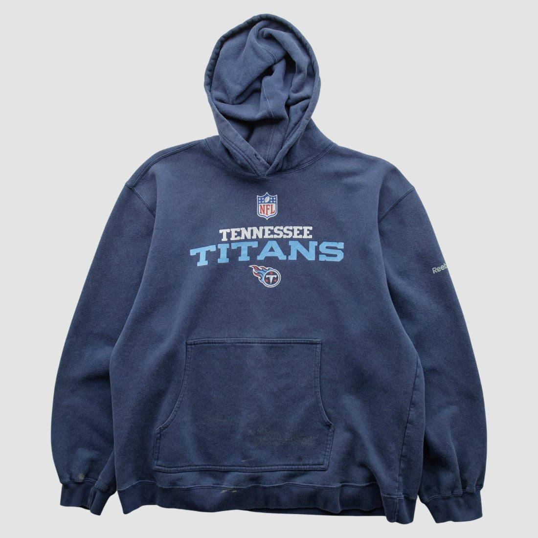Tennessee Titans Reebok 2000s Hooded Pullover Sweatshirt - Navy Vintage - Fanatics