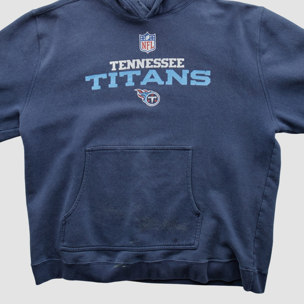 Tennessee Titans Reebok 2000s Hooded Pullover Sweatshirt - Navy Vintage - Fanatics