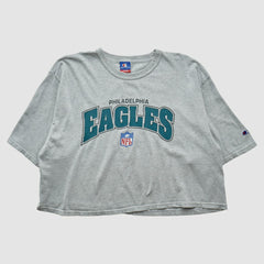 Philadelphia Eagles Champion 2000s T-shirt - Heather Gray Vintage - Fanatics
