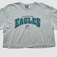 Philadelphia Eagles Champion 2000s T-shirt - Heather Gray Vintage - Fanatics