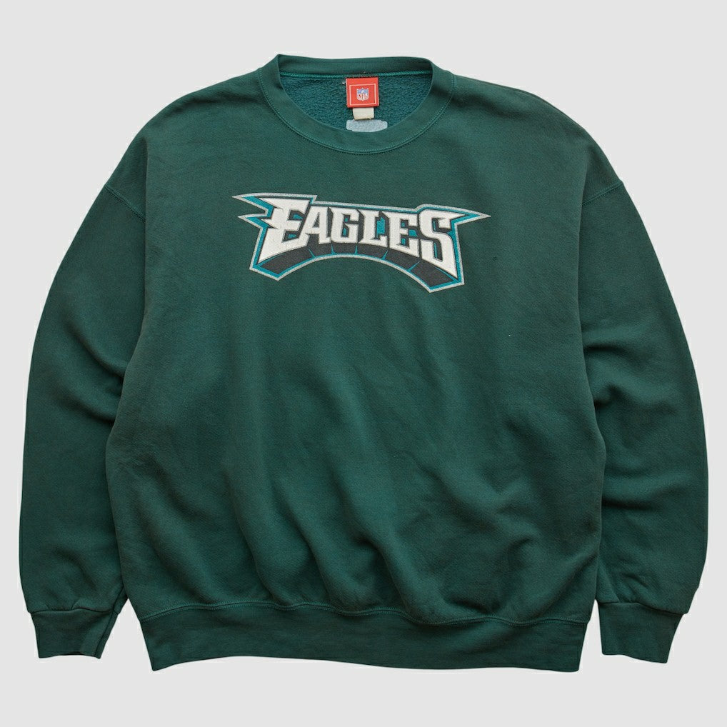 Philadelphia Eagles NFL 2000s Pullover Sweatshirt - Green Vintage - Fanatics