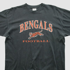Cincinnati Bengals Champion 2000s T-shirt - Charcoal Vintage - Fanatics