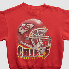 Kansas City Chiefs Lee Apparel 90s Pullover Sweatshirt - Red Vintage - Fanatics