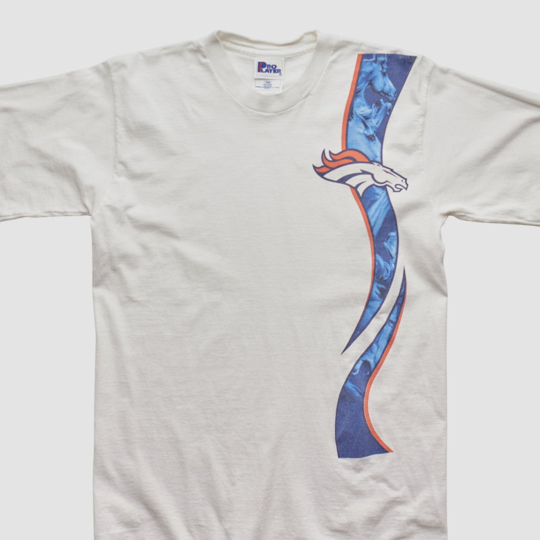 Denver Broncos Pro Player 90s T-shirt - White Vintage - Fanatics