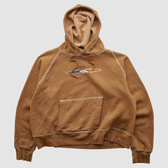 Denver Broncos NFL 2000s Hooded Pullover Sweatshirt - Tan Vintage - Fanatics