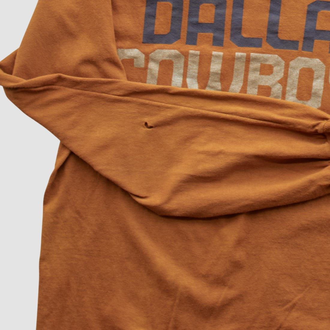 Dallas Cowboys Team Edition Apparel 2000s Long Sleeve T-shirt - Orange Vintage - Fanatics