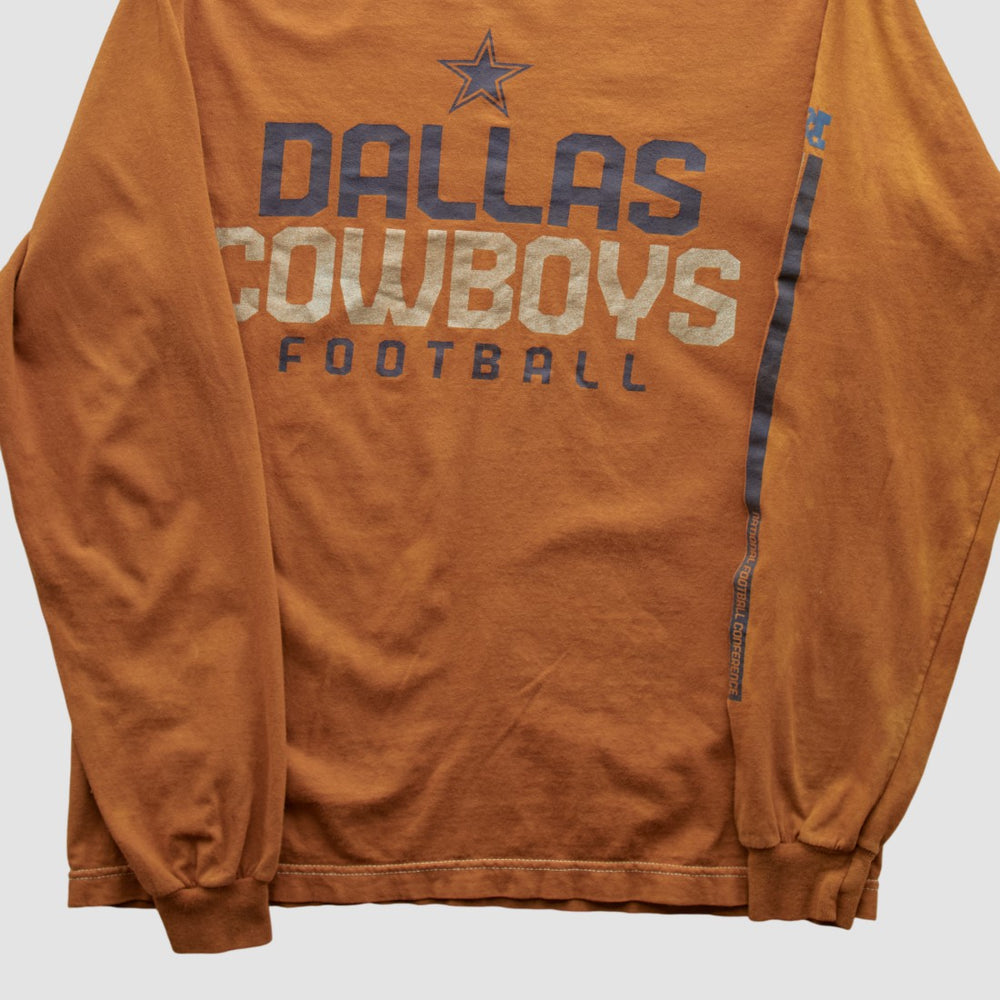 Dallas Cowboys Team Edition Apparel 2000s Long Sleeve T-shirt - Orange Vintage - Fanatics