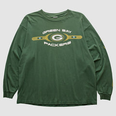 Green Bay Packers 2000s Long Sleeve T-shirt - Green Vintage - Fanatics