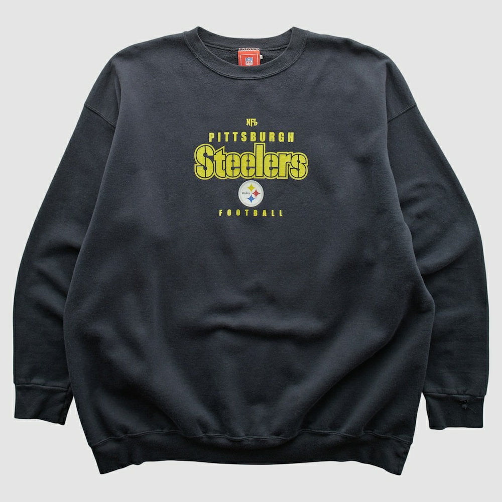 Pittsburgh Steelers NFL 2000s Pullover Sweatshirt - Black Vintage - Fanatics