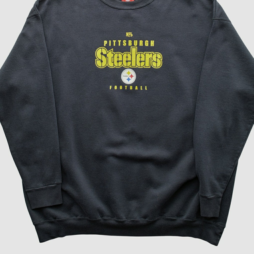 Pittsburgh Steelers NFL 2000s Pullover Sweatshirt - Black Vintage - Fanatics