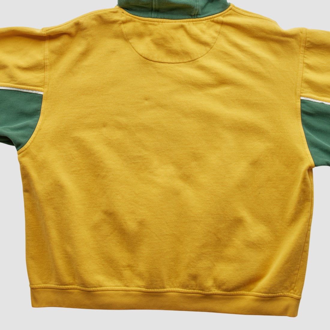 Green Bay Packers Reebok 2000s Hooded Pullover Sweatshirt - Yellow Vintage - Fanatics