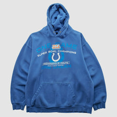 Indianapolis Colts Alstyle 2007 Hooded Pullover Sweatshirt - Blue Vintage - Fanatics