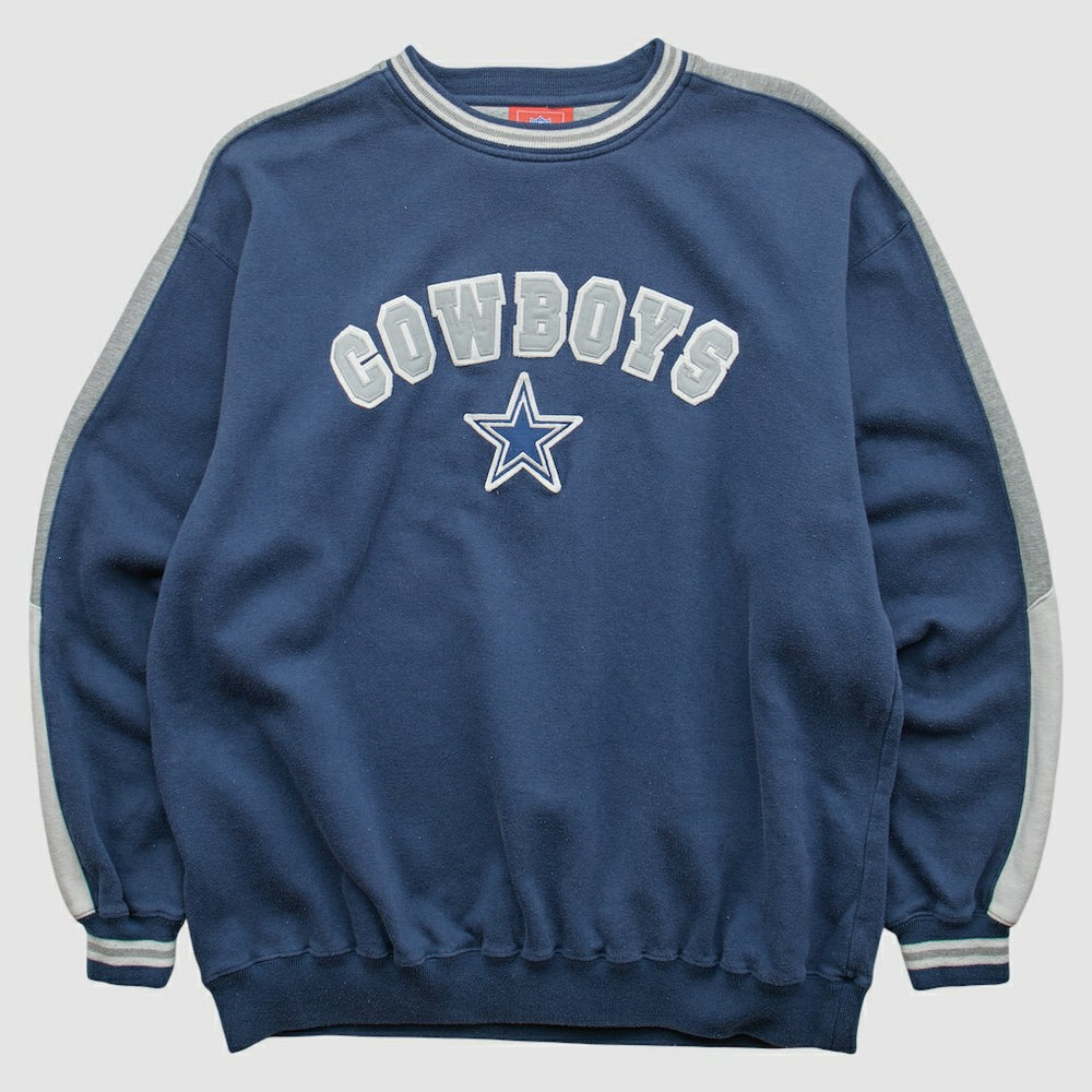 Dallas Cowboys NFL 2000s Pullover Sweatshirt - Navy Vintage - Fanatics