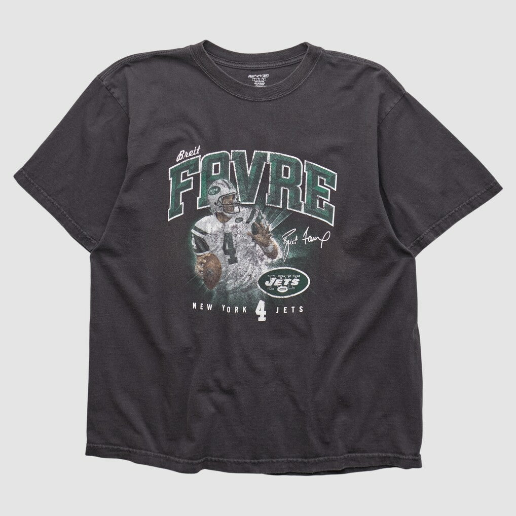 New York Jets Reebok 2000s T-shirt - Black Vintage - Fanatics