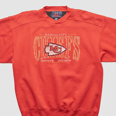 Kansas City Chiefs Galt Sand 90s Pullover Sweatshirt - Red Vintage - Fanatics