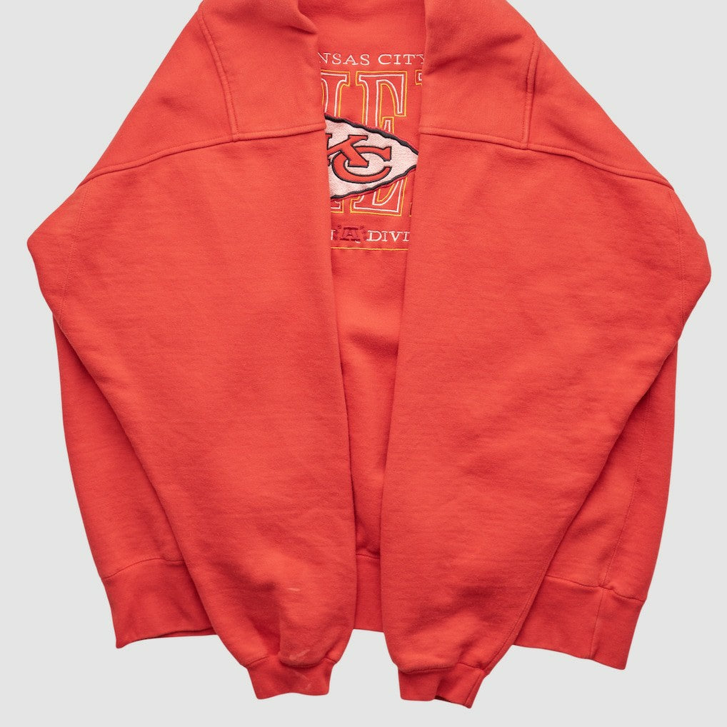 Kansas City Chiefs Galt Sand 90s Pullover Sweatshirt - Red Vintage - Fanatics