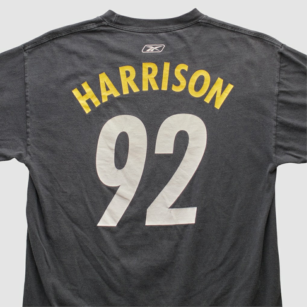Pittsburgh Steelers Reebok 2000s T-shirt - Charcoal Vintage - Fanatics