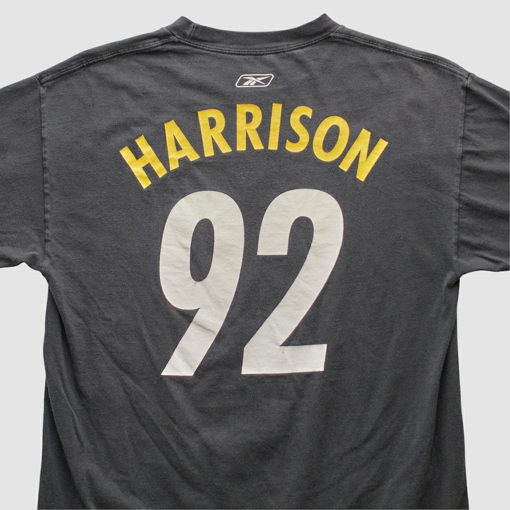 Pittsburgh Steelers Reebok 2000s T-shirt - Charcoal Vintage - Fanatics