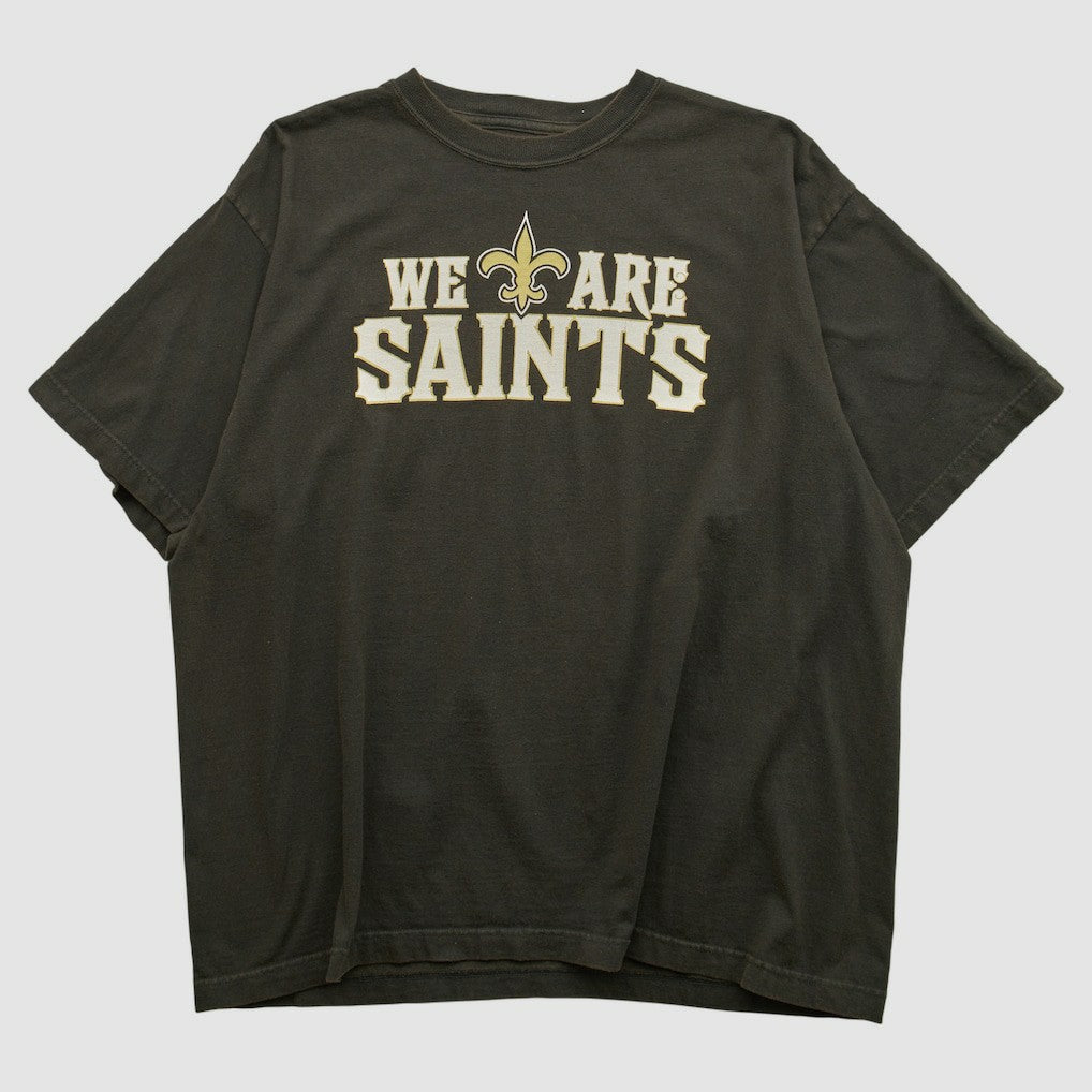 New Orleans Saints Reebok 2000s T-shirt - Black Vintage - Fanatics
