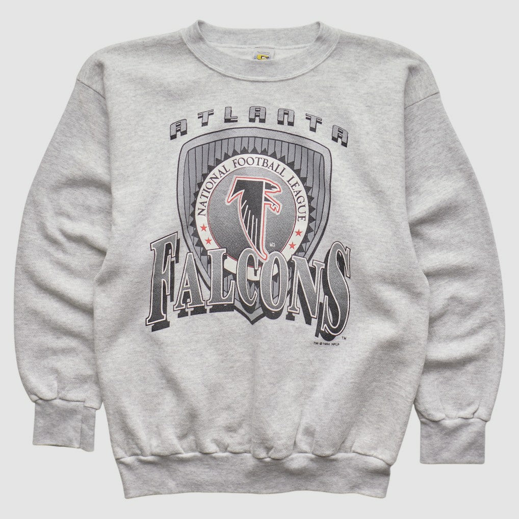 Atlanta Falcons Competitor 1994 Pullover Sweatshirt - Heather Gray Vintage - Fanatics