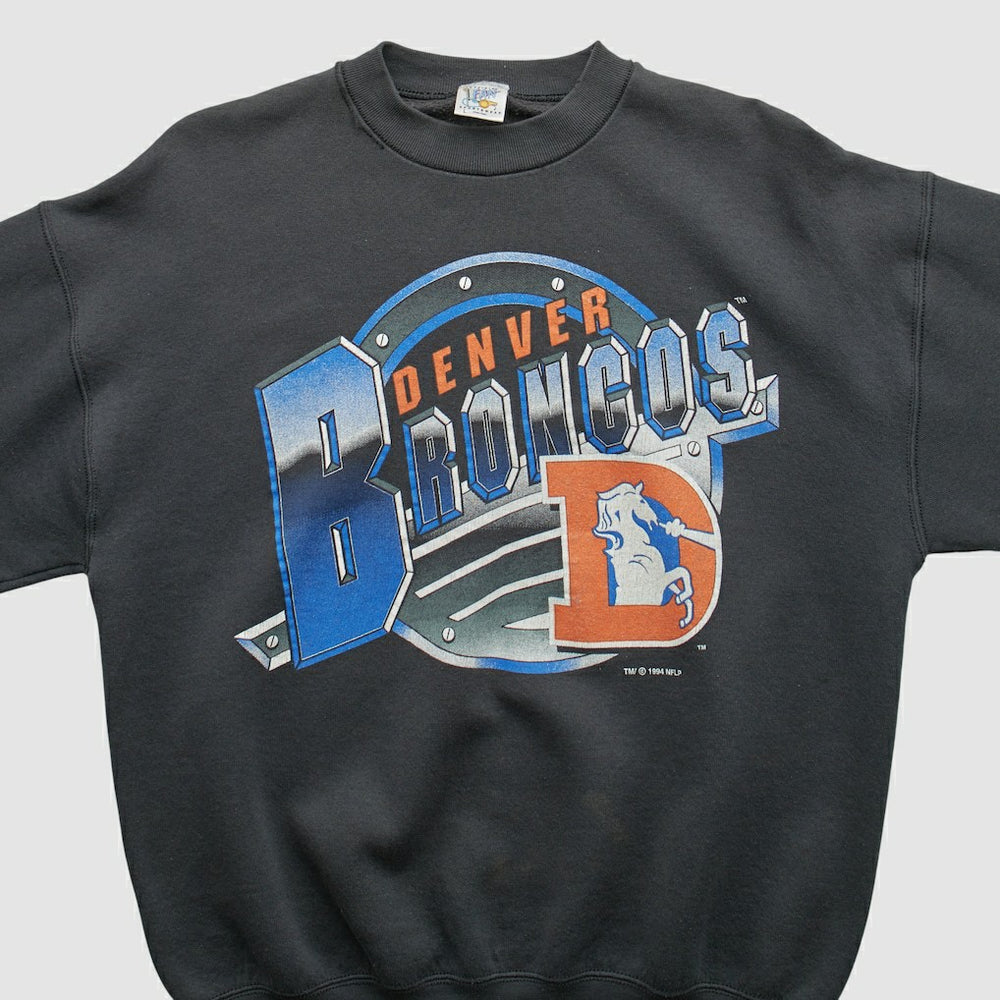 Denver Broncos Fan Sportswear 1994 Pullover Sweatshirt - Black Vintage - Fanatics