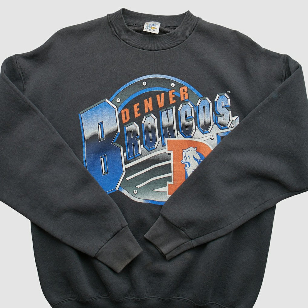 Denver Broncos Fan Sportswear 1994 Pullover Sweatshirt - Black Vintage - Fanatics