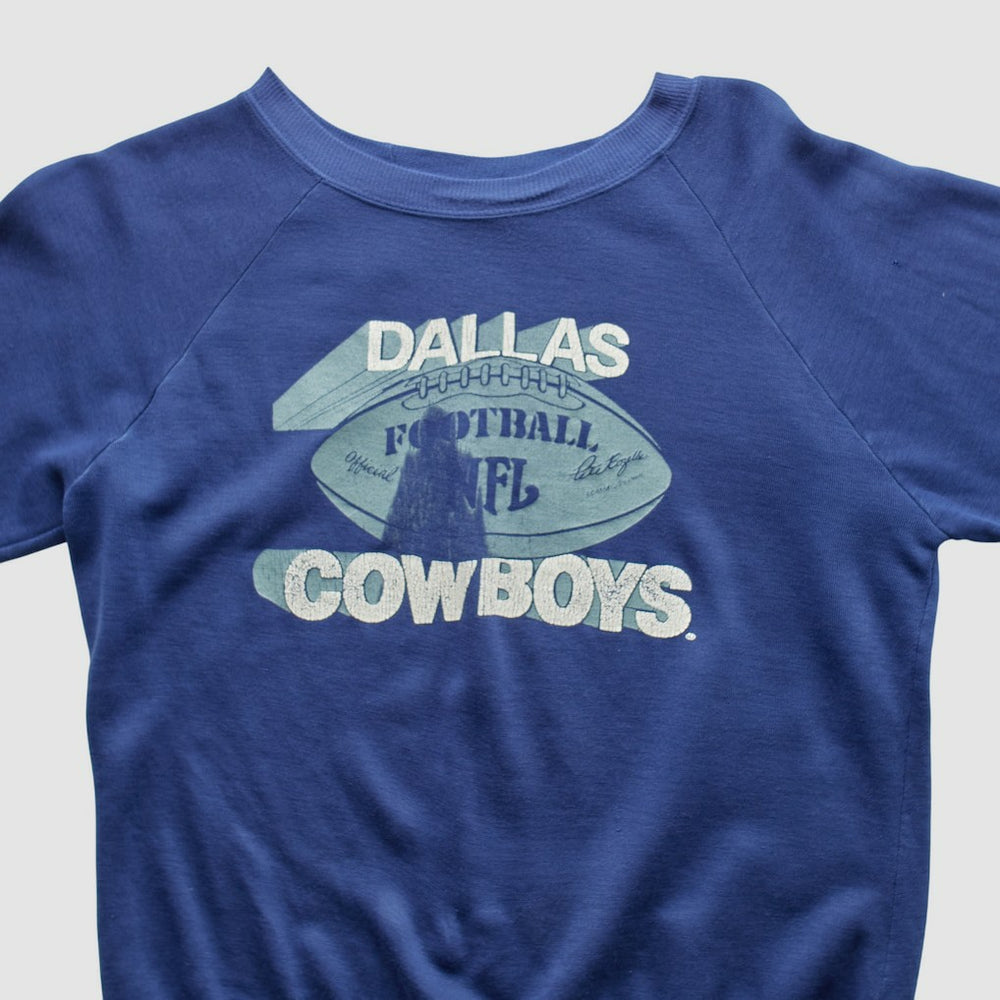 Dallas Cowboys 80s Pullover Sweatshirt - Blue Vintage - Fanatics