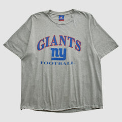 New York Giants Champion 90s T-shirt - Heather Gray Vintage - Fanatics
