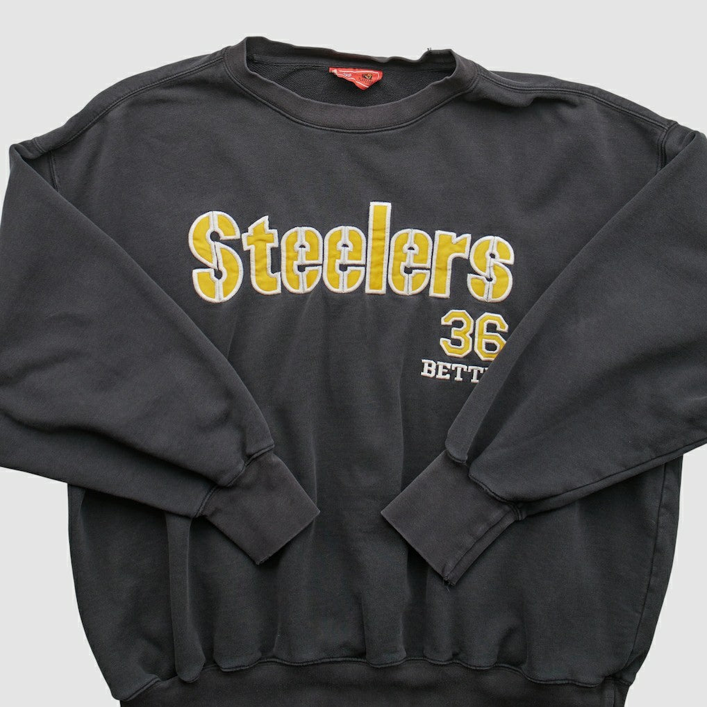 Pittsburgh Steelers NFL 2000s Pullover Sweatshirt - Black Vintage - Fanatics