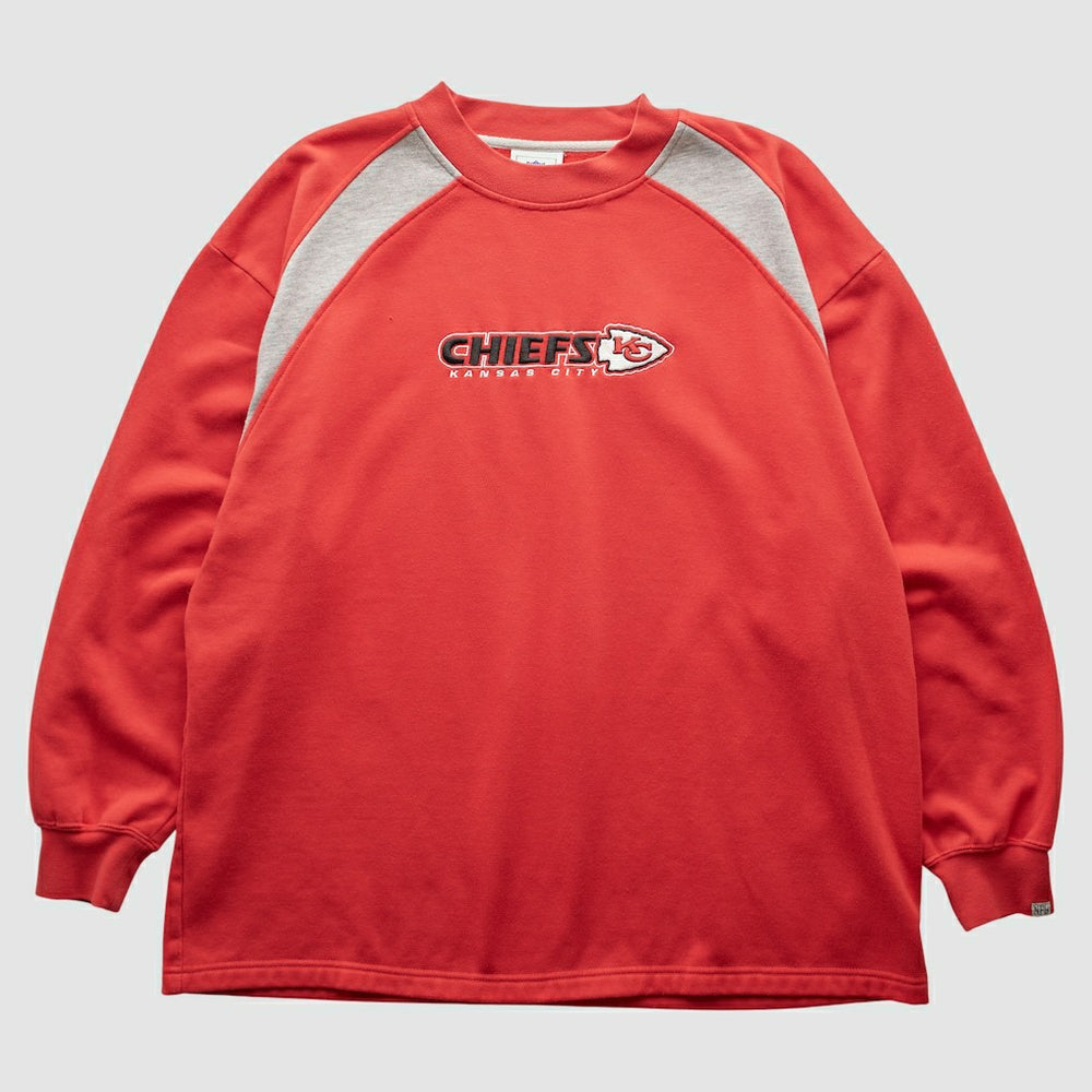 Kansas City Chiefs NFL 2000s Pullover Sweatshirt - Red Vintage - Fanatics