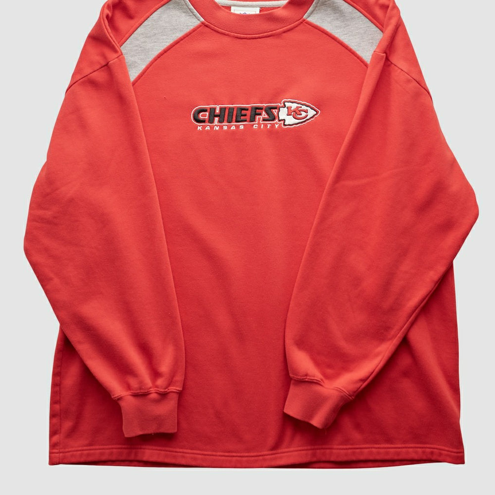 Kansas City Chiefs NFL 2000s Pullover Sweatshirt - Red Vintage - Fanatics