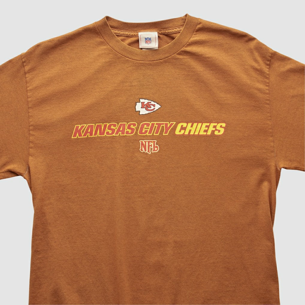 Kansas City Chiefs NFL 2000s Long Sleeve T-shirt - Brown Vintage - Fanatics
